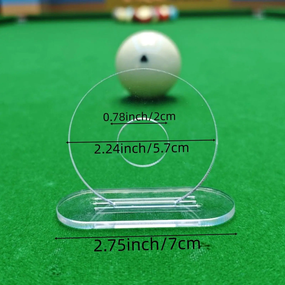 1/5 Holes Billiard Rod Trainer Billiards Straightness Trainer Pool Cue Accuracy&Club Control Trainer Billiard Hitting Exerciser Vue