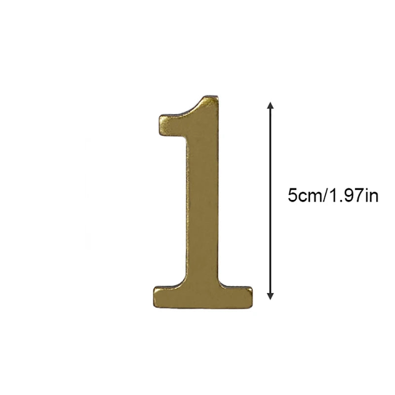 vintage Door Number With Backing Adhesive Bronze Color House Number Apartment Door Number For Outdoor Hotel Home Mailbox Label Vue