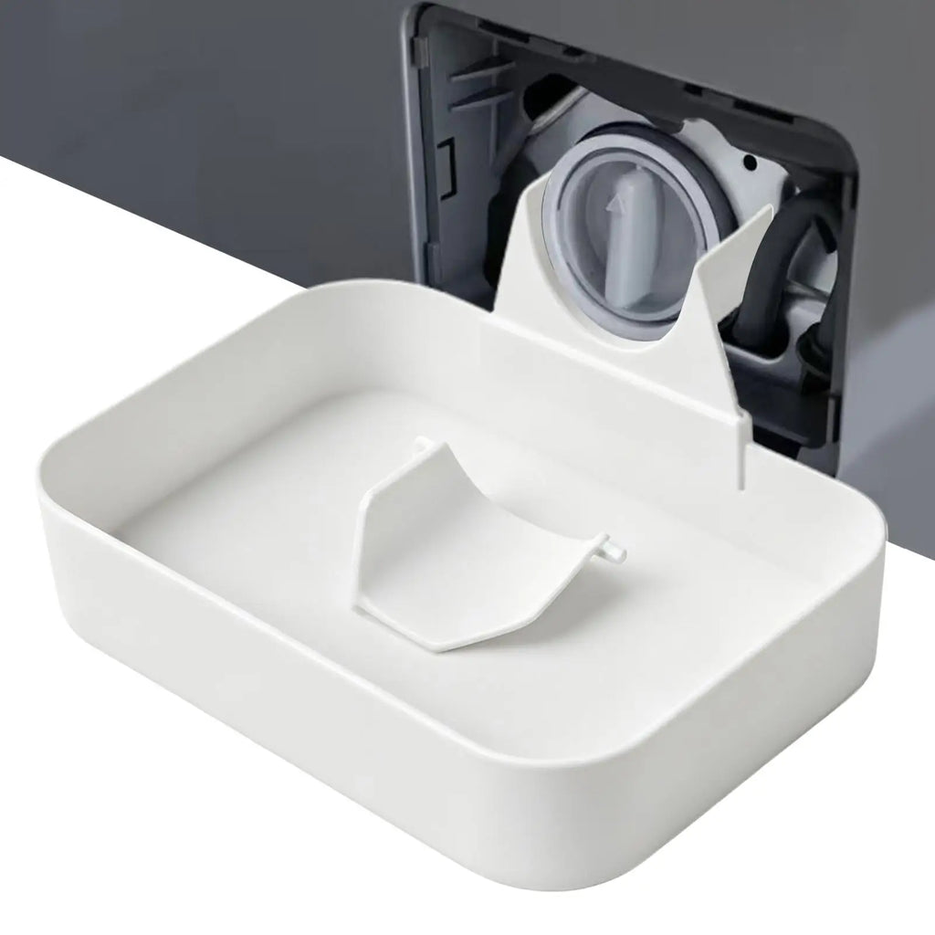 3D Printed Universal Washing Machine Drain Pan, Leak-Proof Floor Protector Tray, Anti-Spill Water Catcher for Laundry Room Vue