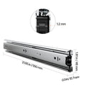 Heavy Duty Drawer Slides 10 Pairs Full Extension Ball Bearing 100LB Cabinet Drawer Slides Vue 22 inch CZECH REPUBLIC