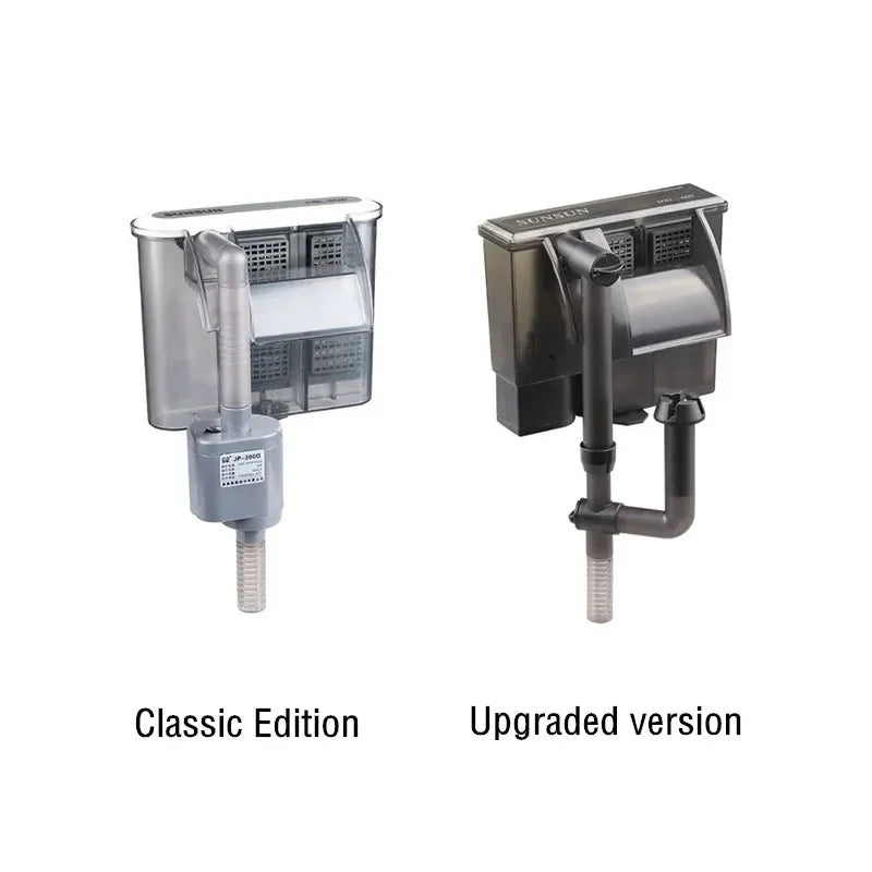 Aquarium Filter External Hanging Filter Pump Fish Tank Water Pump Waterfall Maker Water Circulation Filter Aquarium Accessories Vue