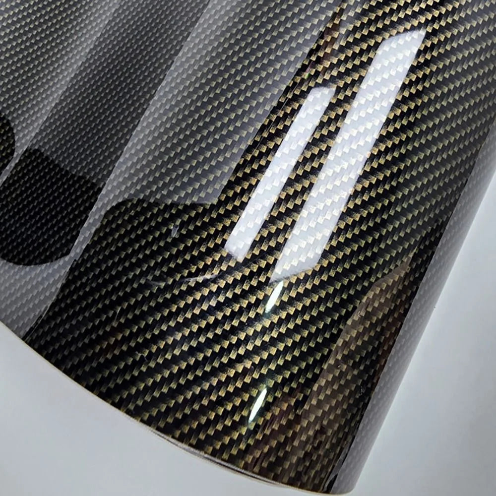 50x30CM Carbon Fiber Vinyl Film 3D 6D Matte Effect Gloss Motorcycle Vue