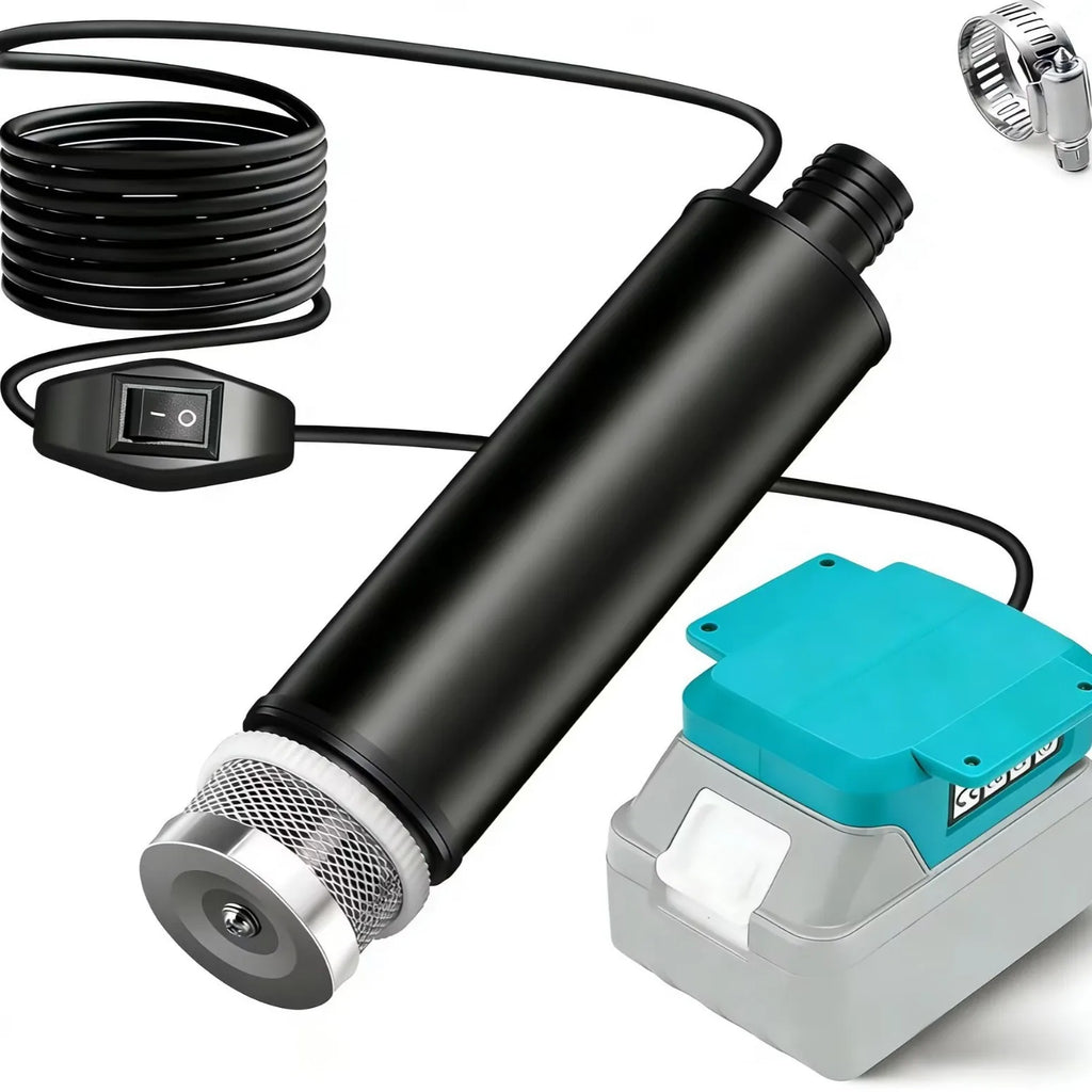 Portable Cordless Submersible Pump for Makita/Milwaukee/Ryobi 18/20V Lithium Batteries Multi-purpose Submersible Pump for Garden Vue For Makita