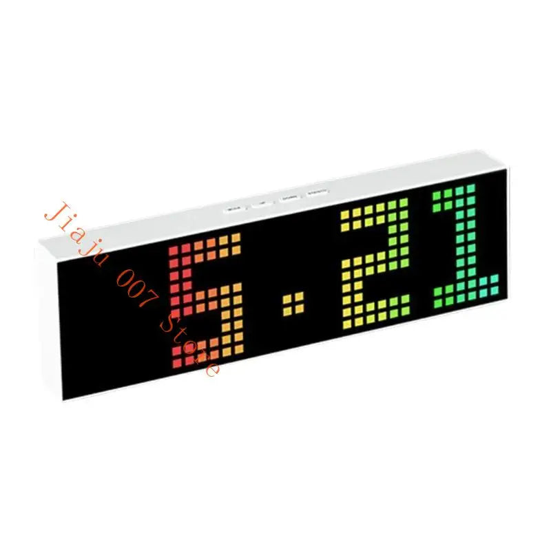 OOTDTY LED Digital Alarm Clock – Voice Control & Dual Alarm Digital Alarm Clock Vue