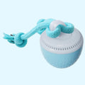 Bite Resistant Smart Pet Ball USB Charging Random Path Automatic Moving Ball with Rope Electronic Active Rolling Ball Vue Blue