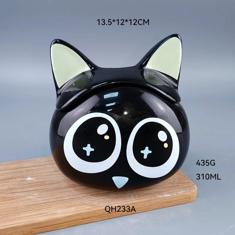 Ceramic Cartoon Mug QVersion Cute Figurine Coffee Cup Kawaii Character Art For Home Office Desk Table Decor Gift For Women Teens Vue A1