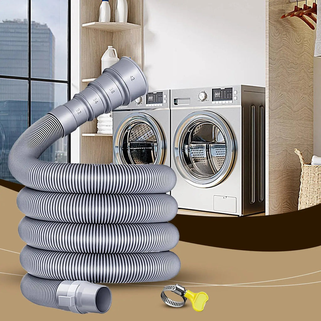 Caravan Sewer Pipe 300/400/500cm Foldable Flexible Waste Pipe Heavy Duty Flexible Leakproof RV Hose Sewer Outfall Parts Vue