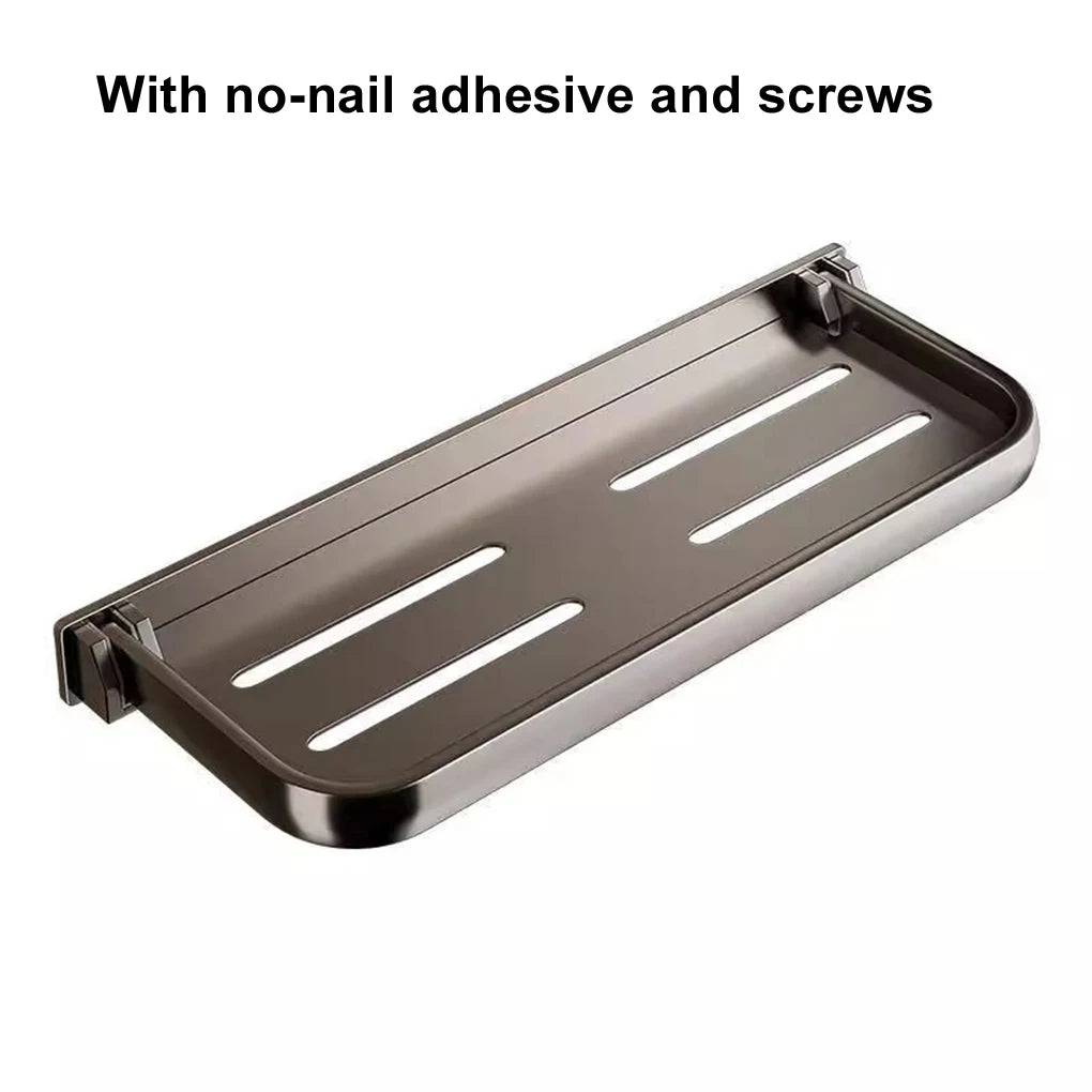 RV Foldable Aluminum Wall Shelf – Space-Saving Floating Rack Foldable Wall Shelf Vue A China Mainland