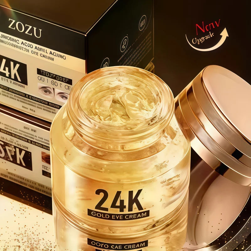 40G24K Gold Hyaluronic Acid Eye Cream Anti-Dark Circles, Firming and Moisturizing Eye Care Product Vue 40g