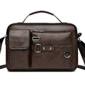 Men's Retro Messenger Bag Waterproof Design Large Capacity Laptop