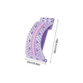 Magnetic Lumbar Support Board - Adjustable Back Stretcher & Postures Corrector for Spinal Relief & Fitness Vue Purple