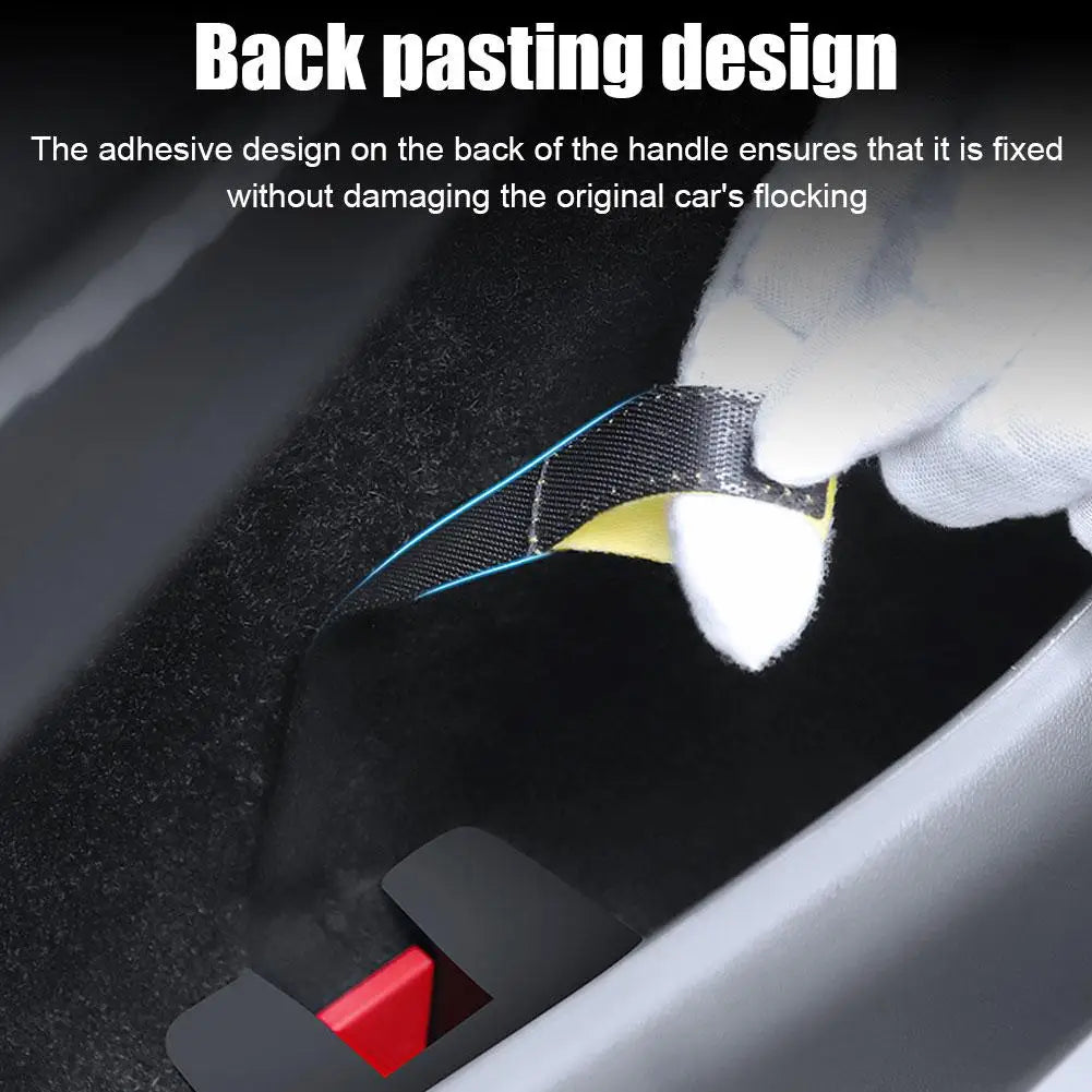 Car Door Emergency Handle Extended Manual Door Release Emergency Safety Pull Rope Button for Tesla Model 3 Y Juniper 2025 2026 Vue