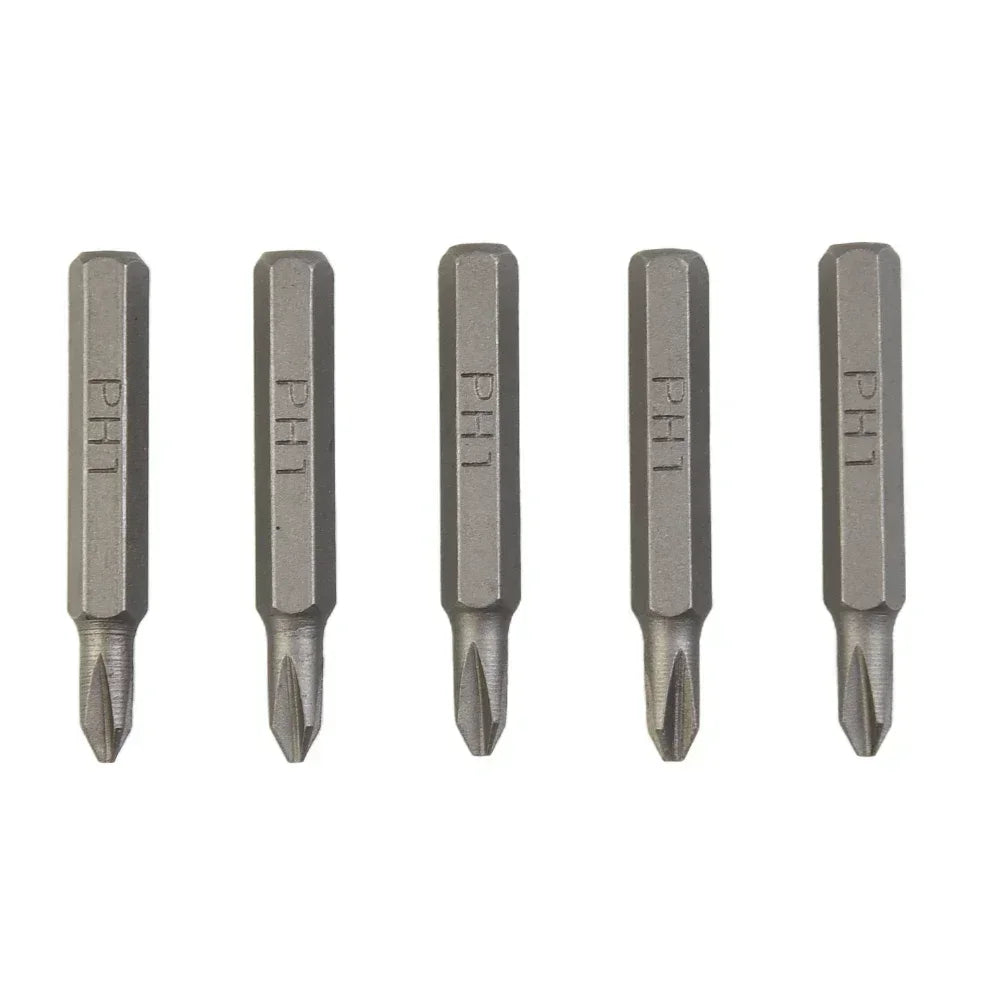Magnetic Phillips Screwdriver Bit Set 5pc – 4mm Hex PH0000–PH2 Screwdriver Bit Set Vue
