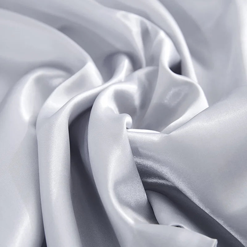 2-piece Pure Emulation Silk Satin Pillowcase Comfortable Pillow Cover Pillowcase For Bed Throw Single Pillow Covers Vue