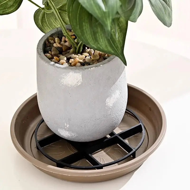 Flower Pot SAUCER Mesh Pad Durable Plastic Anti Rotting Root Bracket Reusable for Office Greenhouse Indoor Plants Vue