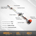 43CC 6-in-1 Gas Hedge Trimmer, Weed Eater & Pole Chainsaw Gas Multi-Tool Trimmer Vue High 43cc 36.9lbs United States