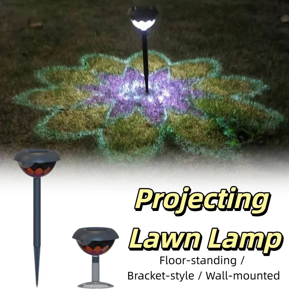 IP65 Waterproof Solar Garden Light Solar Powered Auto On/Off Solar Outdoor Lights Projection Light LED Light Landscape Decor Vue