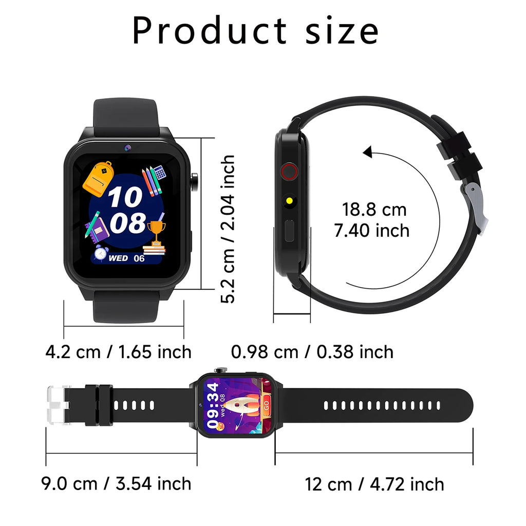 Kids Smartwatch Game Flashlight Toy Waterproof Electronics Touch Screen HD Camera Alarm Children watch Boy Girl Birthday Gift Vue