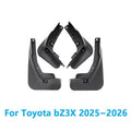 For Toyota bZ3X Accessories 2025 2026 Car Mudguards Mudflaps Anti-splash Mud Flap Mud Guard Wheel Fender Auto Parts Tools 4PCS Vue For Toyota bZ3X