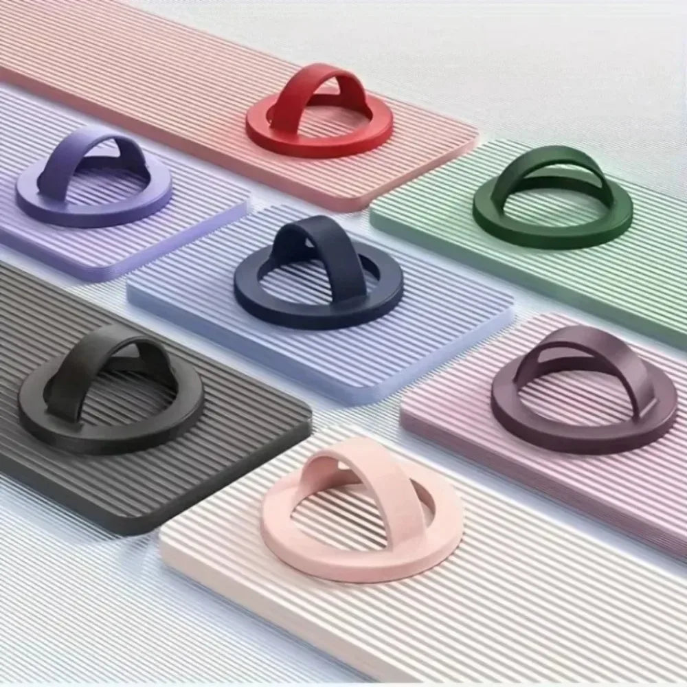 Magnetic Ring Clips - Silicone Material, 360° Rotating Magnetic Ring Holder Stand,Universal Finger Grip with Strong Attraction Vue