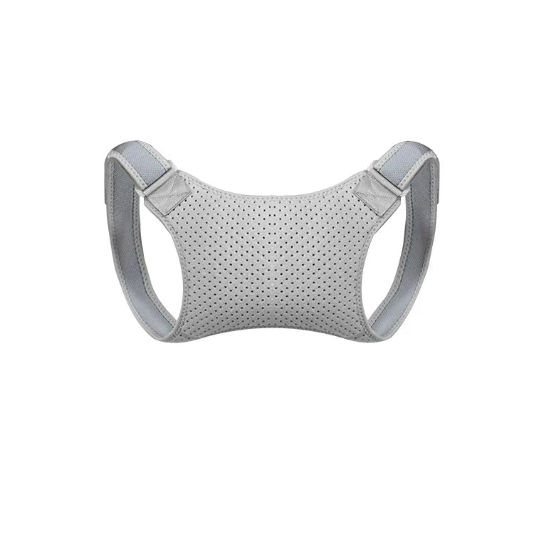 In Stock, Back Posture Correction Belt, Breathable and Adjustable, Available for Men and Women, Stretch Strap, Elastic Strap. Vue Gray