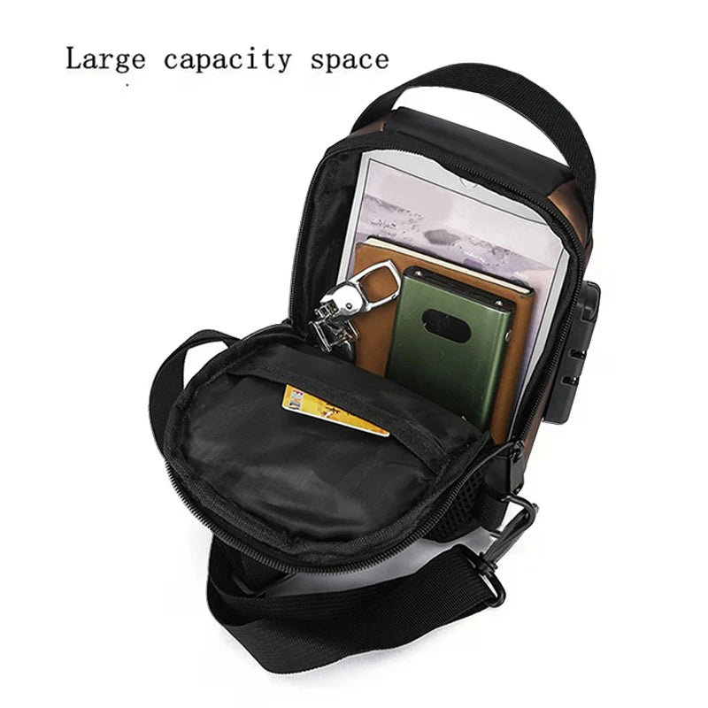 Handy Compact Fashion Sling Bag Multi-color Design Adjustable-strap