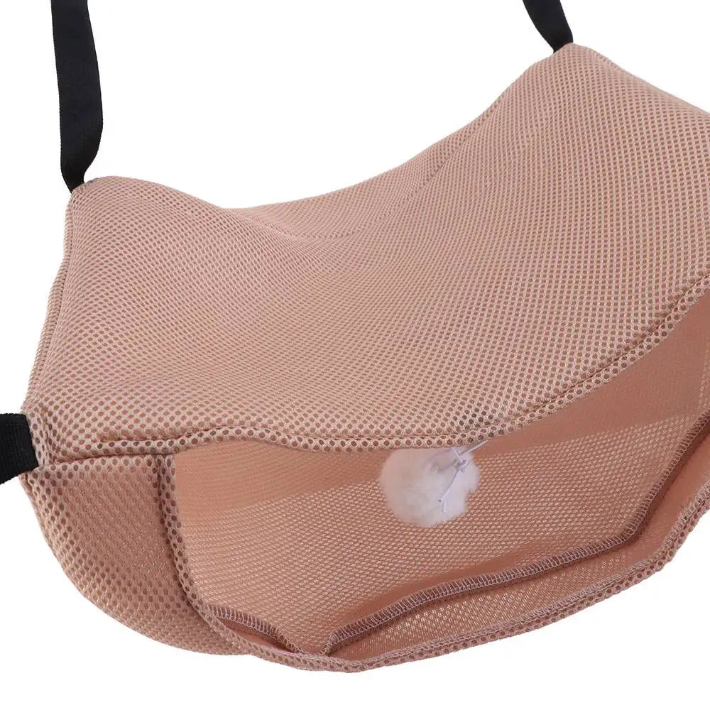 Breathable Cat Cage Hammock Adjustable Lanyard Sleeping House Cat Hanging Bed Mesh Thicken Kitten Swing Bed Hamster Vue