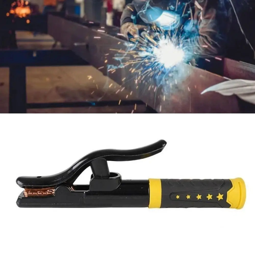 Heat Resistant Welding Tongs Insulated Handle Heavy Duty Welding Electrode Holder Labor-Saving Design 800A Vue