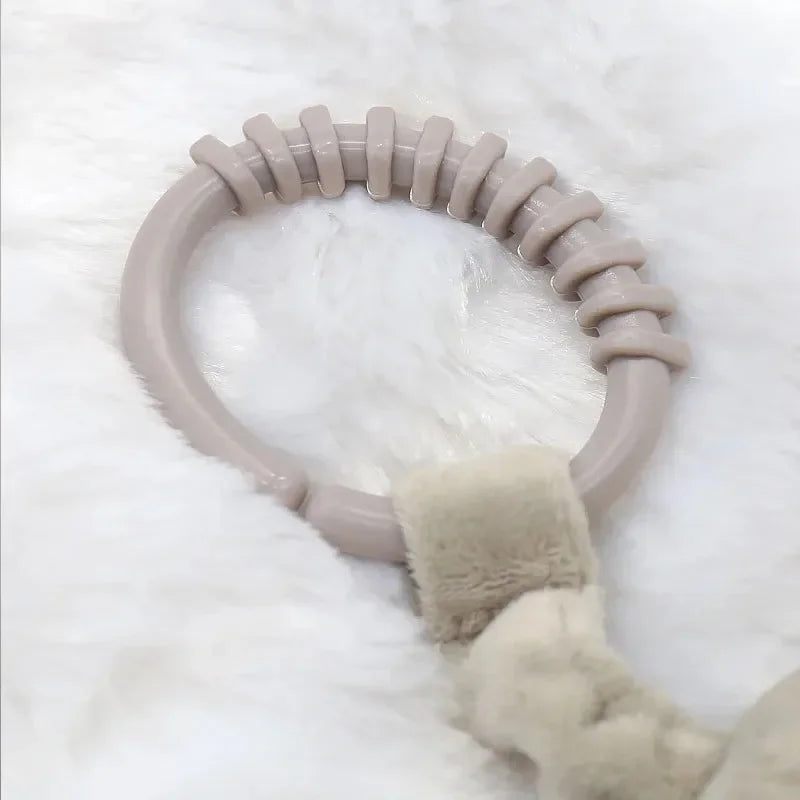 Bunny Style Infant Toddler Rattles Toys for Baby Stroller Crib Soft Bear Pram Hanging Toys Plush Appease Doll Bed Accessories Vue