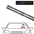 BMW 6 Series F12 F13 F06 2011–2018 Front Wiper Blades Refill Wiper Blade Refill Vue LHD