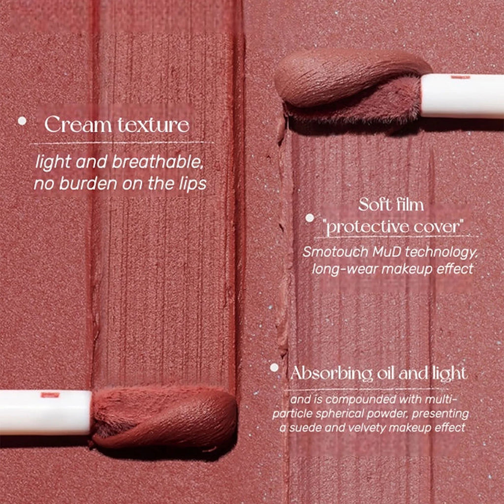 Girlcult Love Whisper Matte Lip Stain(M72-G81),Highly Pigmented&Long-Lasting,Jianghu (Martial Arts Romance) Theme,Luxury Makeup Vue