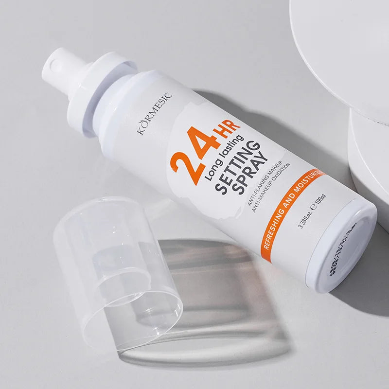 100Ml/Bottle Moisturizing Makeup Setting Spray, Non-Caking, Lightweight Setting Spray, Suitable for Dry and Oily Skin, Small Bottle Design, Easy to Carry Vue