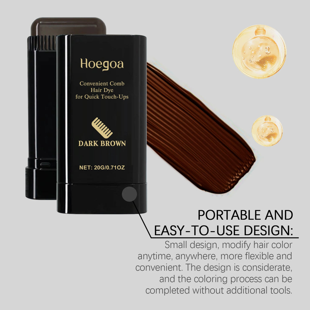 Hair Coloring Stick: Natural & Gentle, Non-Irritating, High-Pigment Temporary Hair Color Vue