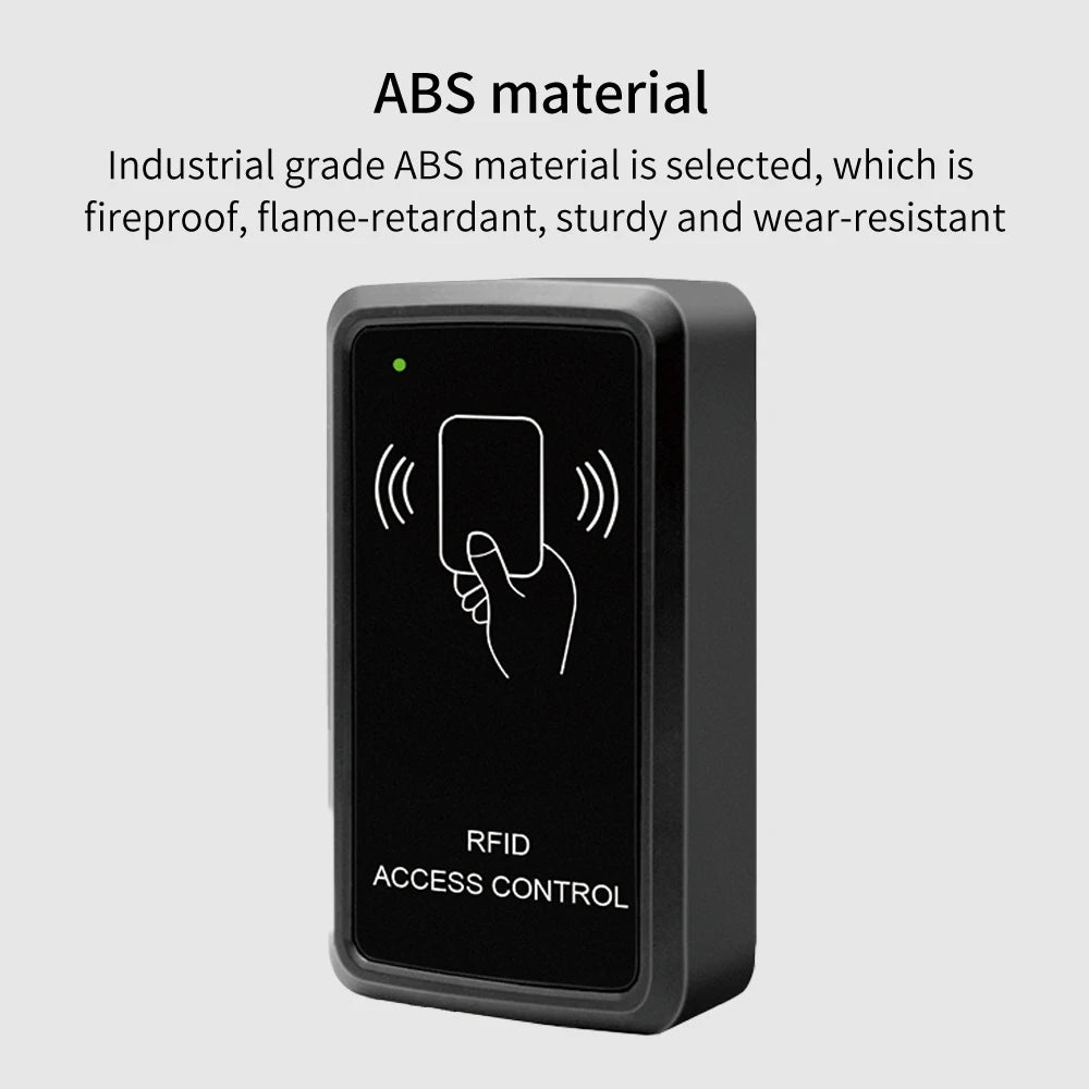 Standalone 125Khz Access Control Keypad RFID Keyboard System Access Controller Card Reader 10pcs Keyfobs for Home Lock System Vue