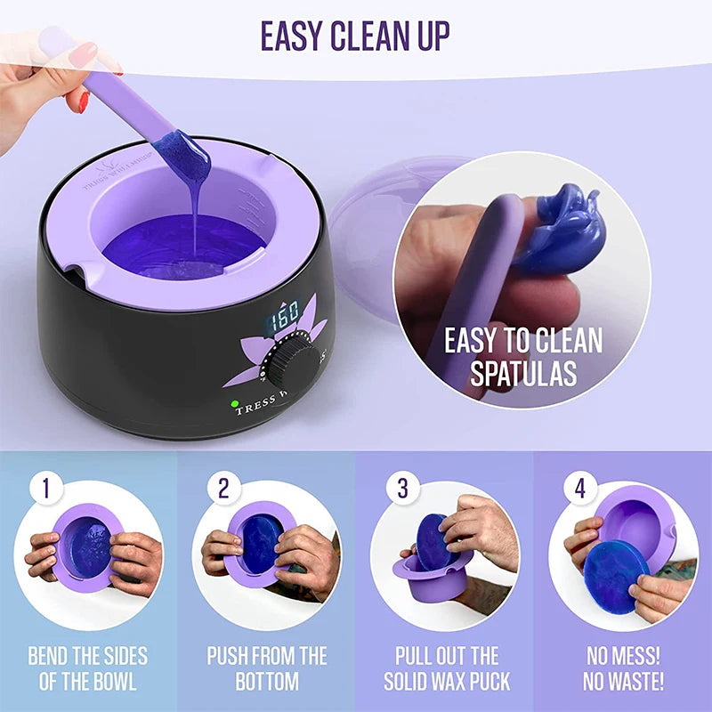 Wax Warmer Thickening Heat-resistant Silicone Bowls Hair Removal