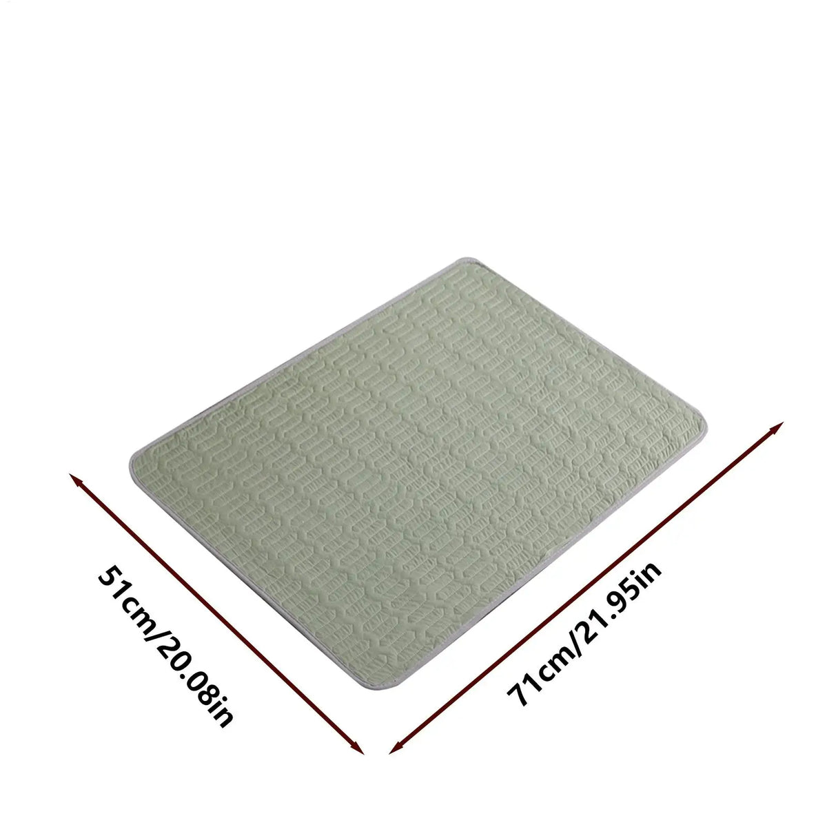 Breathable Non Slip Washable Folding Dog Cooling Mat Pet Bed for Sleep Nap Rest Relaxation Home Indoor Vue