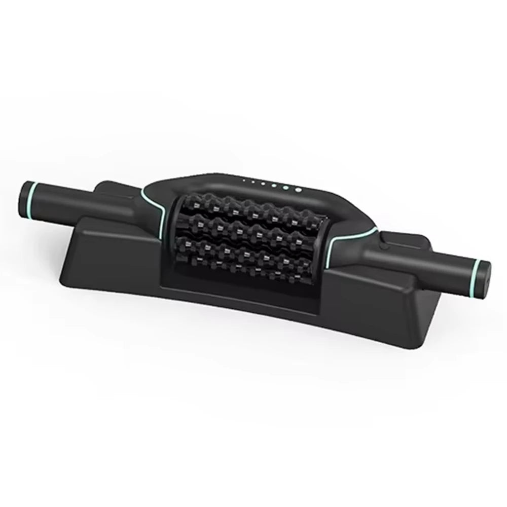 Cordless Roller Body Massage 360 Rolling Percussive Relief Muscle Relax Stress Massager Rechargeable Vibrators Fitness Shaping Vue