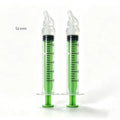 vvocci Cartoon Baby Oral Suction Nasal Aspirator 10ml Syringe-style Baby Nasal Irrigator Baby Snot Cleaner Vue 2pcs 10ml Green