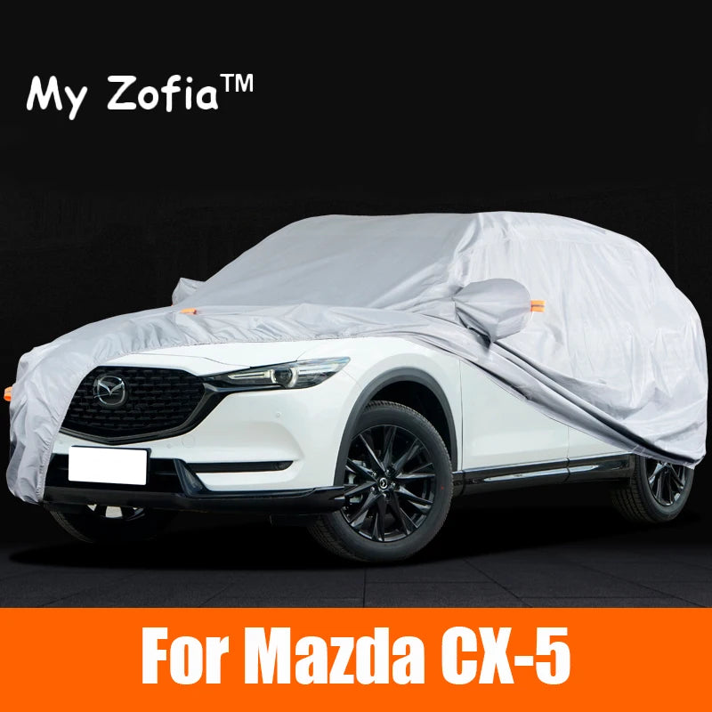For MAZDA CX-5 2022 2023 2024 2025 Full Car Covers Outdoor Sun Anti UV Rain Snow Dust Protection Oxford Cloth Vue