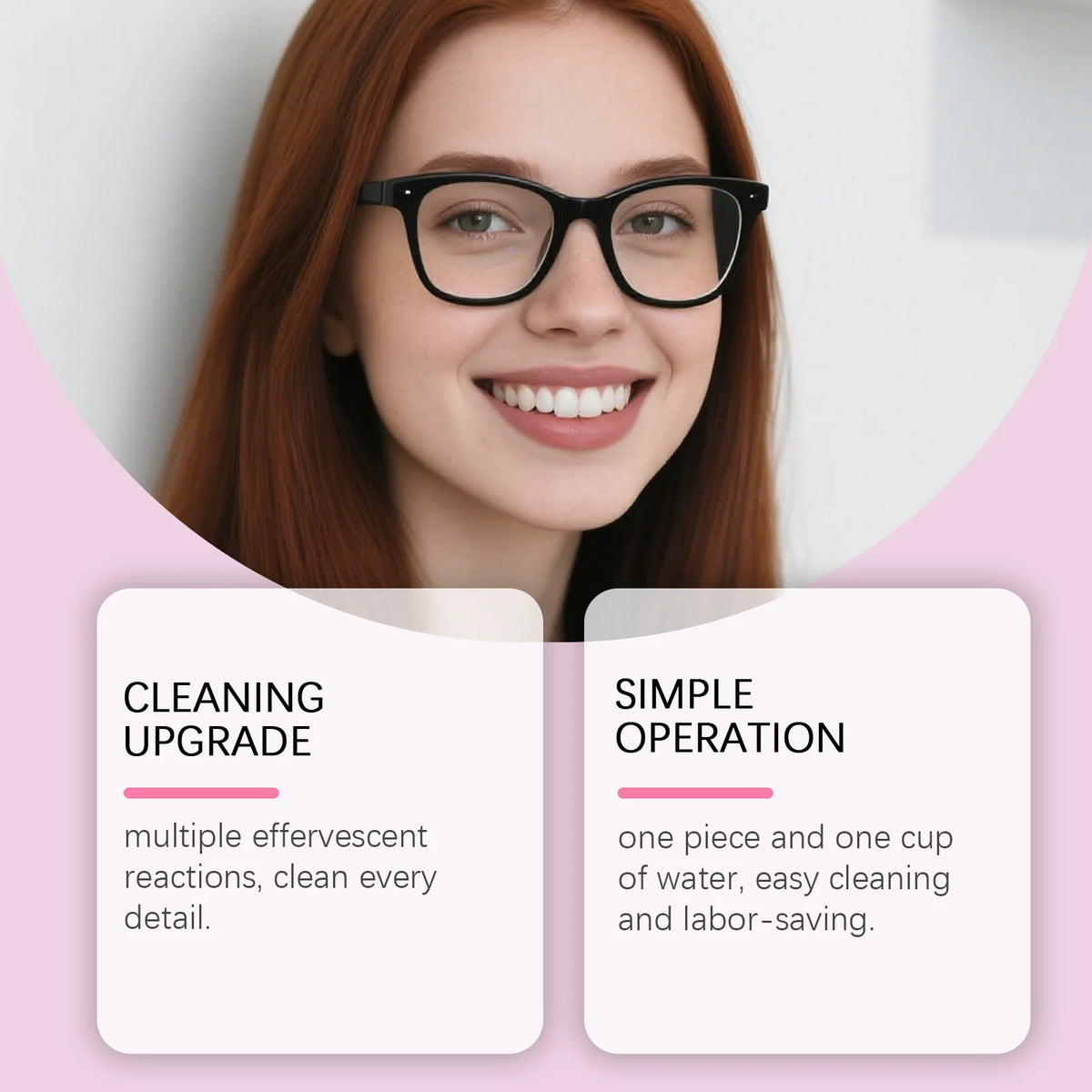 Denture Cleaning Effervescent Tablets-Deeply Clean Impurities in Denture Crevices, Keep Them Fresh,Clean and Comfortable to Wear Vue