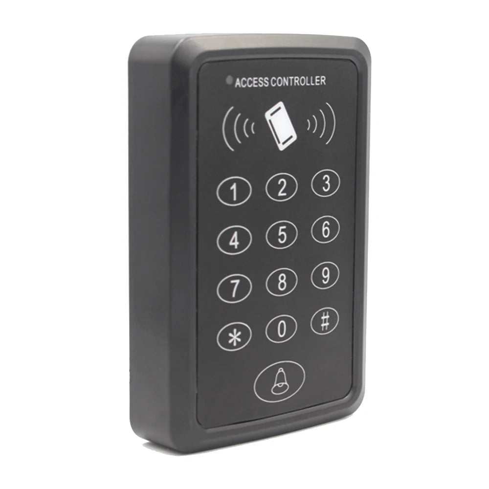 1500 Users Access Control Keypad with Outdoor Rainproof Cover RFID Access Controller Door Opener System EM4100 125KHz Key Card Vue