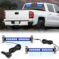 Nilight Automotive Strobe Traffic Advisor Light Bar 2-1 Dash Warning Safety Flashing Light Front/Rear Off-Road Truck Accessories Vue United States blue