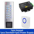 WIFI App Biometric Fingerprint Access Controller Keypad Metal Waterproof RFID EM Card Standalone TUYA Door Access Control System Vue HF8-WiFi-B08-KDB05