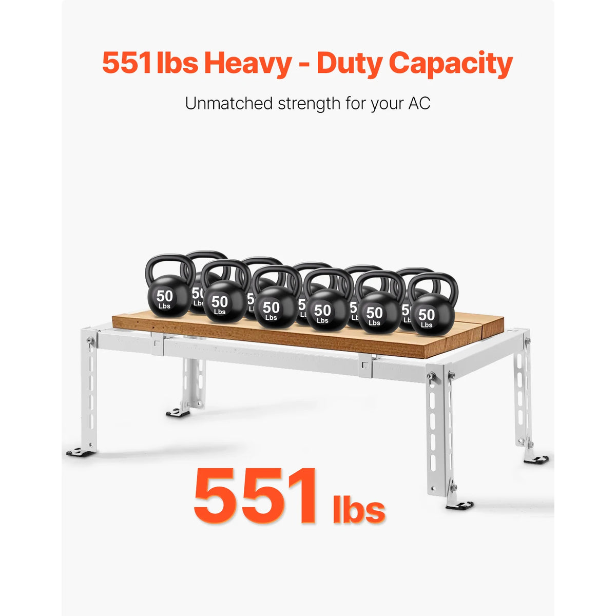 Adjustable Mini Split Ground Stand Anti-Vibration 9000-24000 BTU AC Ground Stand Vue