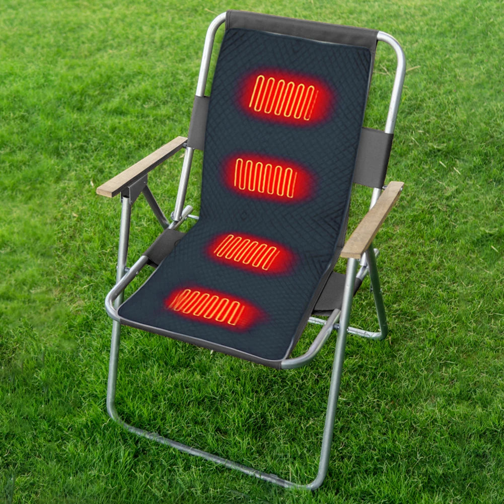 5V USB Heating Pad Electric Heated Blanket Rechargeable Cold Resistant 3-Level Temperature Outdoor Camping Heated Electric Mat Vue