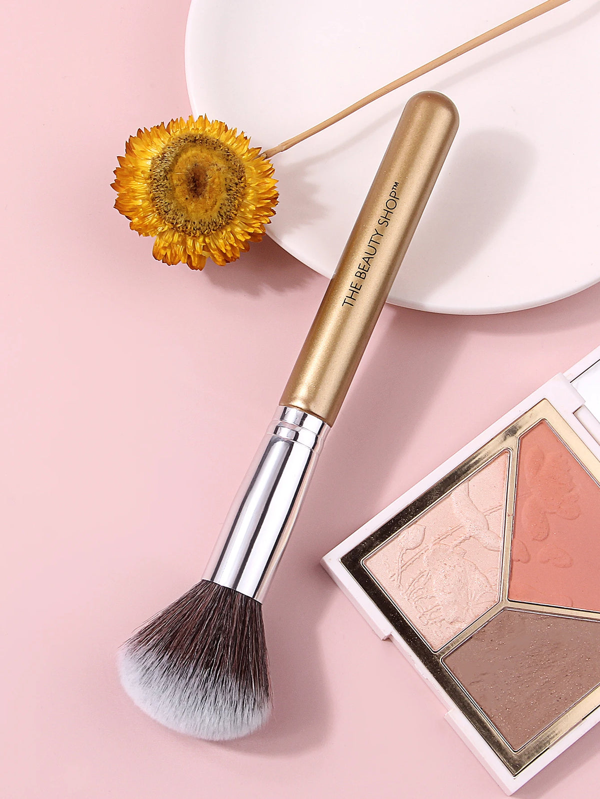 Large Size Blush Powder Makeup Brush Soft Fiber Hair Single Face Brush Household Travel Cosmetic Accessory Vue