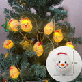 Christmas Snowman String Lights For Christmas Tree Decoration Indoor Outdoor Fairy Lights Holiday New Year Leds Lights 713 Vue style 2 6M 40 leds USB
