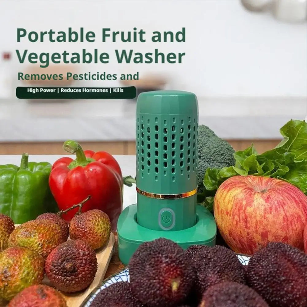 Fruit Vegetables Meat Tableware Purifier Cleaner Machine USB Wireless Purifier OH-ion Purification Ultrasonic Food Cleaner Tools Vue