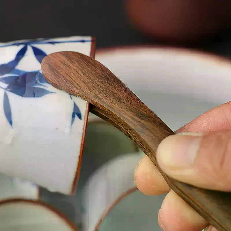 Teacup Clip Convenient Ebony Alloy Tea Tweezers Tweezer Bamboo Wooden Tea Clips Versatile Single Or Multiple Tea Clip Tongs Vue