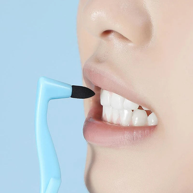 Portable Teeth Plaque Remover Manual Tooth Stain Removal Brush For Oral Deep Cleaning Tooth Health Care Tool Powerfree Operation Vue